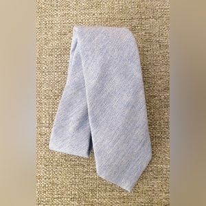 SuitSupply Wool + Silk Tie • Light Blue